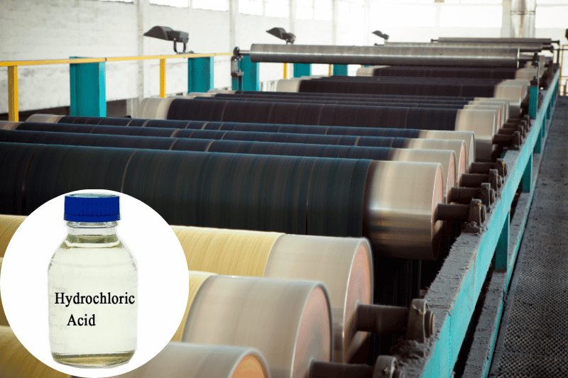 HCl hỗ trợ điều chỉnh pH trong quá trình xử lý nguyên liệu và nhuộm màu