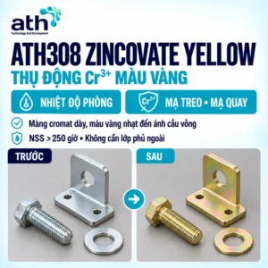 ATH308 ZINCOVATE YELLOW – Hóa chất thụ động vàng Cr³⁺
