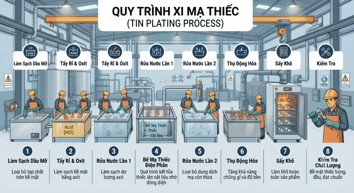 Ưu và nhược điểm của mạ thiếc