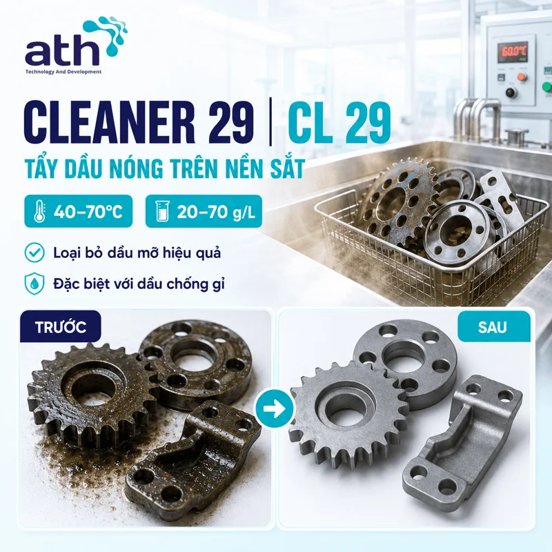 Tẩy dầu nóng nền sắt - CLEANER 29