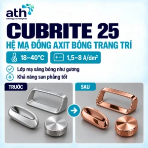 Phụ gia mạ đồng bóng - Cubrite 25