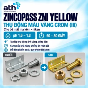 Hóa chất thụ động màu vàng - Zincopass ZNi Yellow
