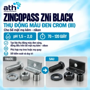 Hóa chất thụ động đen crom (III) - Zincopass ZNi Black