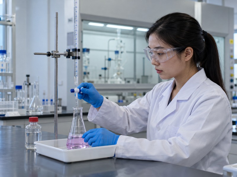 Phân tích hàm lượng axit và sắt trong dung dịch tẩy gỉ
